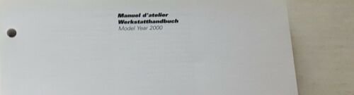 DUCATI 996 2000 manuale officina FRANCESE TEDESCO originale WORKSHOP MANUAL