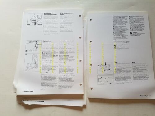 DUCATI 996 2000 manuale officina FRANCESE TEDESCO originale WORKSHOP MANUAL