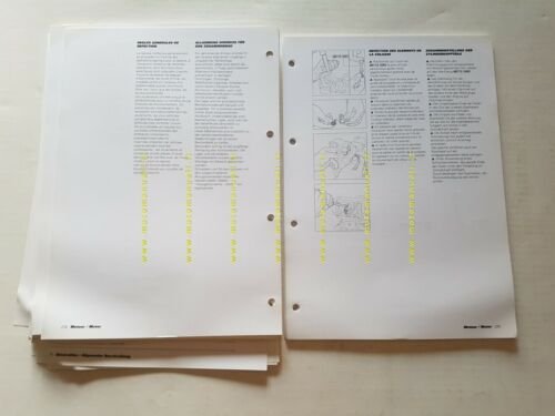 DUCATI 996 2000 manuale officina FRANCESE TEDESCO originale WORKSHOP MANUAL