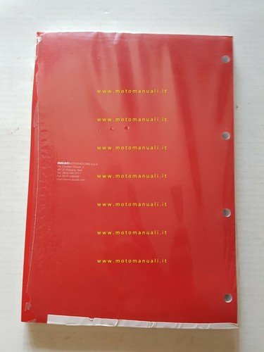 DUCATI 996 2000 manuale officina SPAGNOLO PORTOGHESE originale WORKSHOP MANUAL