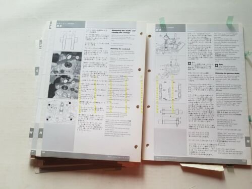 DUCATI 996 R 2001 manuale officina originale ENGLISH JAPANESE WORKSHOP …