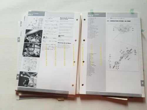 DUCATI 996 R 2001 manuale officina originale ENGLISH JAPANESE WORKSHOP …