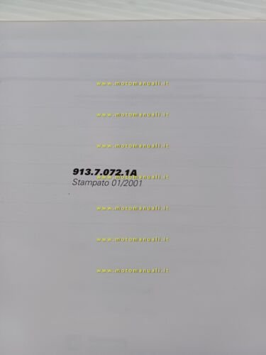 Ducati 996 R 2001 manuale uso manutenzione libretto istruzioni originale