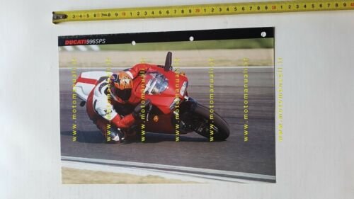 Ducati 996 SPS 1999 depliant originale TEDESCO brochure DEUTSCH