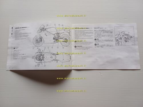 Ducati 996 SPS 1999 manuale uso manutenzione libretto istruzioni originale