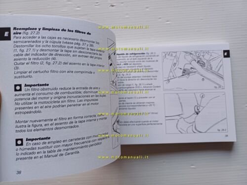 Ducati 998 R 2001-02 manuale uso libretto istruzioni testo Spagnolo …
