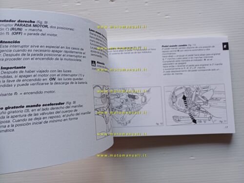 Ducati 998 R 2001-02 manuale uso libretto istruzioni testo Spagnolo …