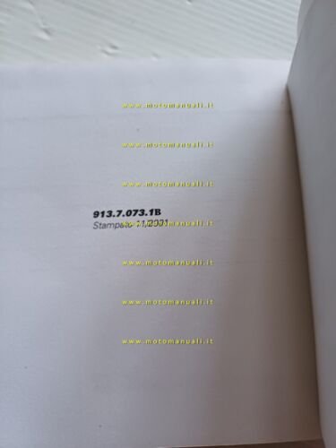 Ducati 998 R 2001-02 manuale uso libretto istruzioni testo Spagnolo …