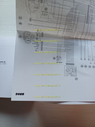 Ducati 998 R 2001-02 manuale uso libretto istruzioni testo Spagnolo …