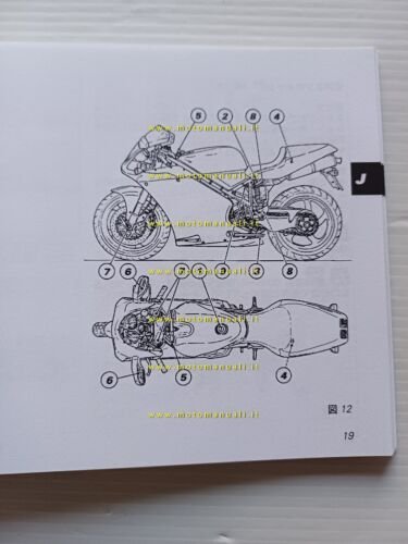 Ducati 998 R 2001-02 manuale uso libretto istruzioni testo Spagnolo …