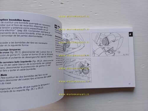 Ducati 998 R 2001-02 manuale uso libretto istruzioni testo Spagnolo …