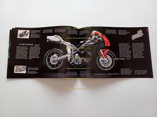 Ducati 999 - 999 S depliant originale italiano - inglese