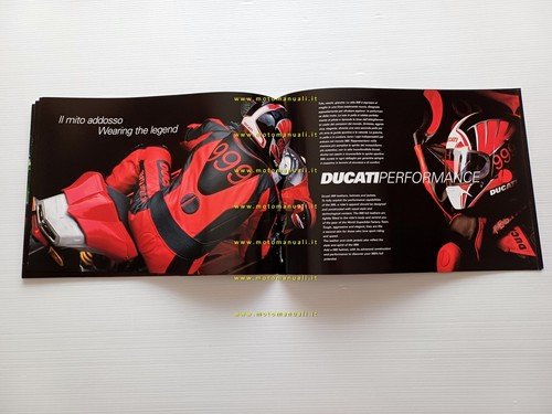 Ducati 999 - 999 S depliant originale italiano - inglese