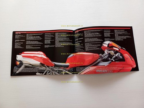 Ducati 999 - 999 S depliant originale italiano - inglese