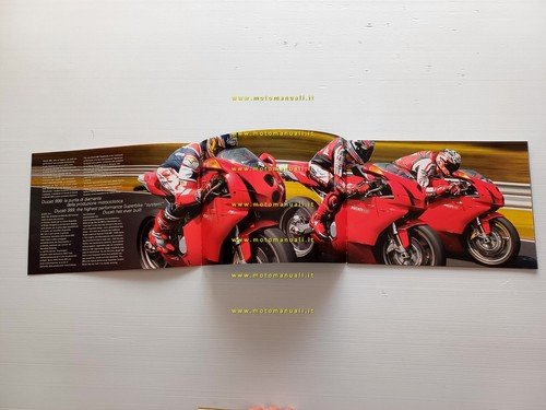 Ducati 999 - 999 S depliant originale italiano - inglese