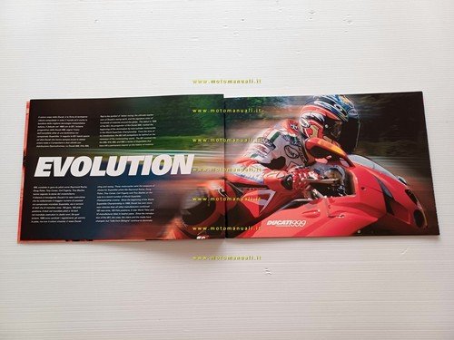 Ducati 999 - 999 S depliant originale italiano - inglese