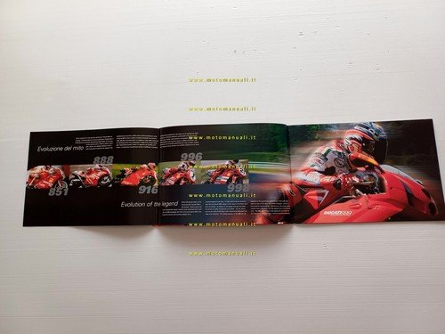 Ducati 999 - 999 S depliant originale italiano - inglese