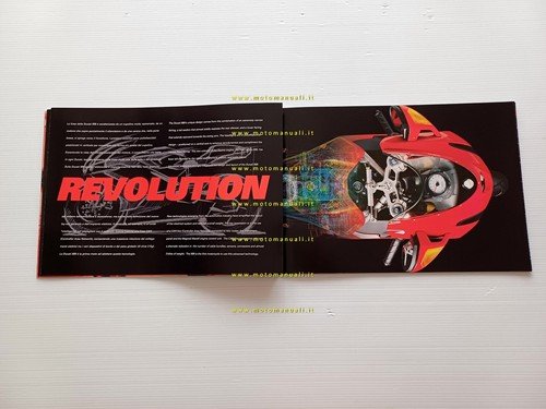 Ducati 999 - 999 S depliant originale italiano - inglese