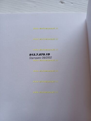 Ducati 999 2002-03 manuale uso libretto istruzioni testo Francese Olandese