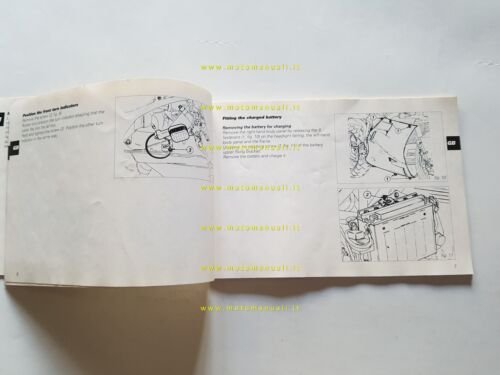 Ducati 999-749 1999 manuale istruzioni per concessionari originale italiano