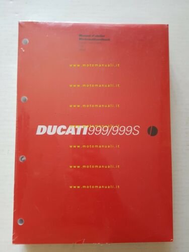 DUCATI 999-999 S 2006 manuale officina FRANCESE TEDESCO originale SHOP …