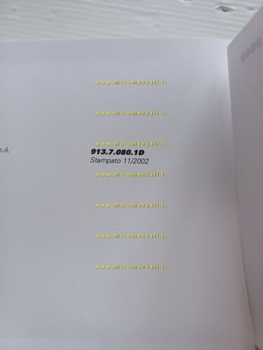 Ducati 999 S 2002-03 manuale uso libretto istruzioni testo Francese …