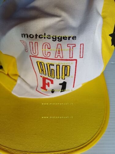 Ducati Agip cappellino pubblicitario originale anni '60 genuine advertising cap