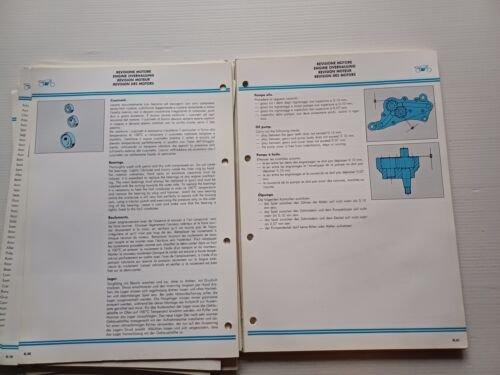 Ducati Alazzurra GT 350-650 1987 manuale officina originale shop manual