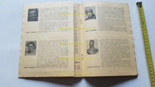 Ducati Breve Storia del Motociclismo 1952 Notiziario depliant originale brochure