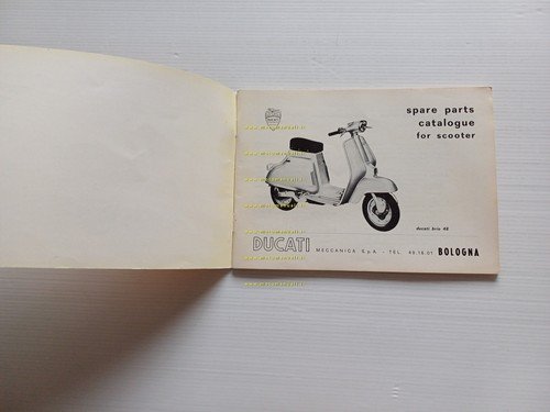 Ducati Brio 48 catalogo ricambi originale INGLESE