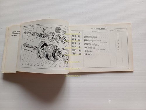 Ducati Brio 48 catalogo ricambi originale INGLESE