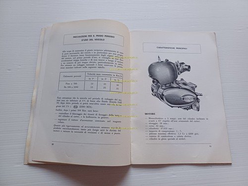 Ducati Brio 48 scooter 1963-64 manuale uso manutenzione italiano originale