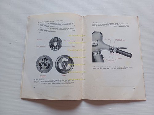 Ducati Brio 48 scooter 1963-64 manuale uso manutenzione italiano originale