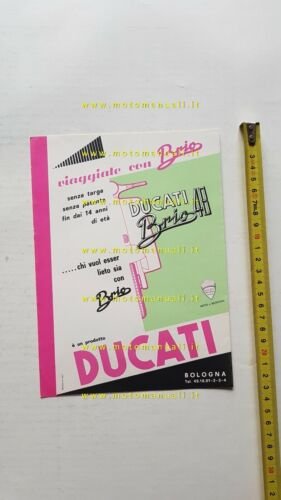 Ducati Brio 48 Scooter depliant originale italiano brochure
