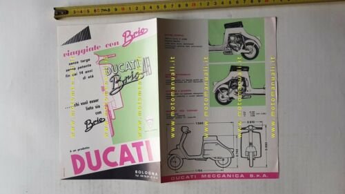 Ducati Brio 48 Scooter depliant originale italiano brochure