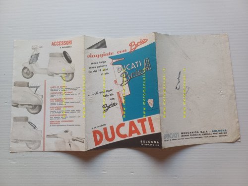 Ducati Brio 50 scooter depliant italiano originale