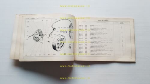 Ducati Brisk 48/1 anni 60 catalogo ricambi originale spare parts …