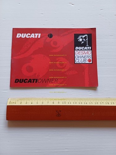 Ducati Card Desmo Owners Club libretto modelli 2004-05 italiano originale …