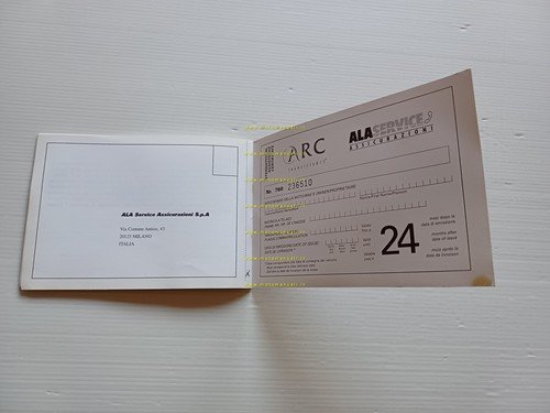 Ducati Card Desmo Owners Club libretto modelli 2004-05 italiano originale …