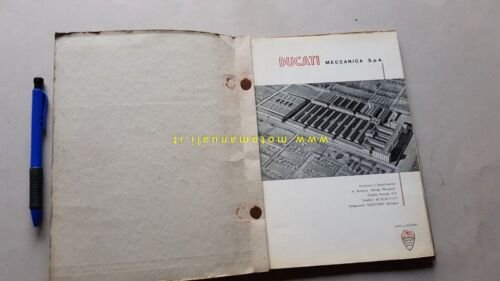 DUCATI Catalogo Produzione Motori Industriali anni '60 depliant brochure