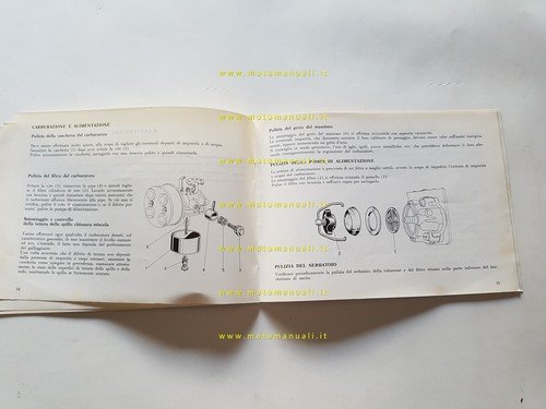 Ducati Cucciolo 5 HP motore Fuoribordo 1967 manuale uso originale …