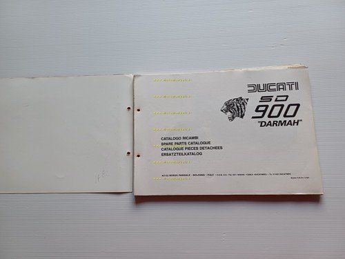 Ducati Darmah 900 Sport Desmo 1980 catalogo ricambi originale spare …
