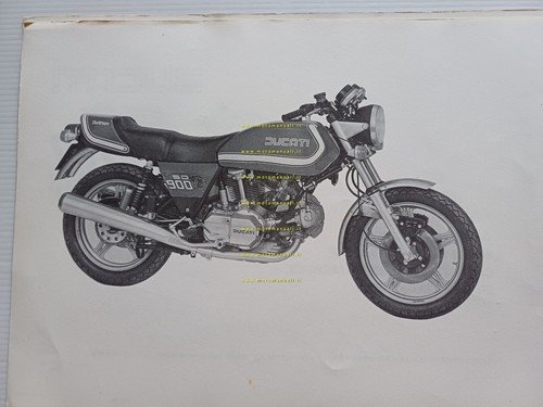 Ducati Darmah 900 Sport Desmo 1980 catalogo ricambi originale spare …