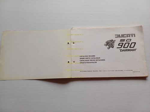 Ducati Darmah 900 Sport Desmo catalogo ricambi originale spare parts …
