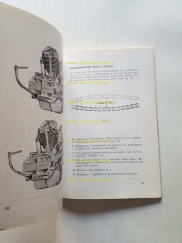 Ducati Darmah SD 900 1977 manuale uso manutenzione originale italiano