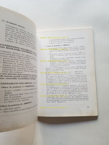 Ducati Darmah SD 900 1977 manuale uso manutenzione originale italiano