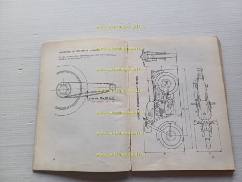 Ducati Diana 250 Monza 1963 manuale uso + catalogo ricambi …