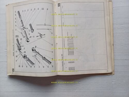 Ducati Diana 250 Monza 1963 manuale uso + catalogo ricambi …