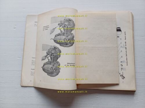 Ducati Diana 250 Monza 1963 manuale uso + catalogo ricambi …
