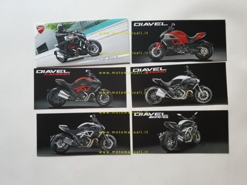 Ducati DIAVEL modelli 2012 depliant originale italiano
